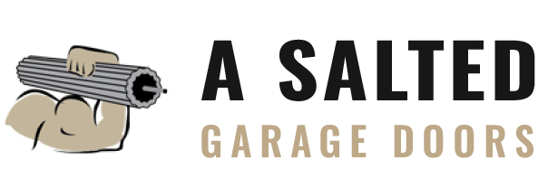 a salted garage doors mockup black